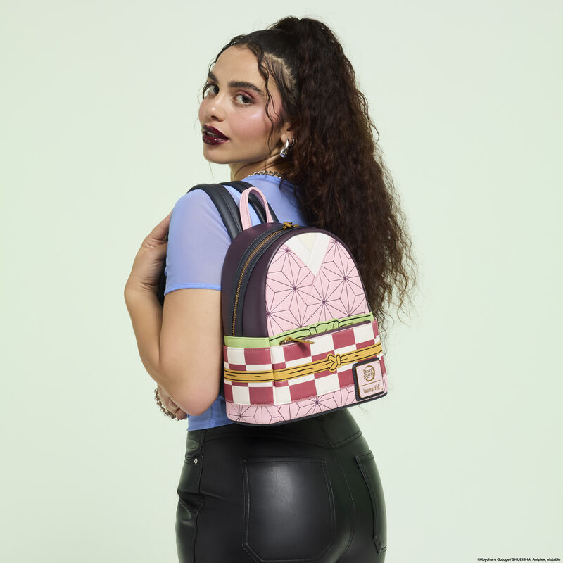 Demon Slayer Nezuko Kamado Cosplay Mini Backpack LFlifestyle1 view 2